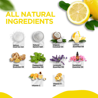 Citrus Detox Foot Soak with Epsom Salt - for Foot Callus, Immune Boost, Damaged Toenail DAILY REMEDYUS supplements
