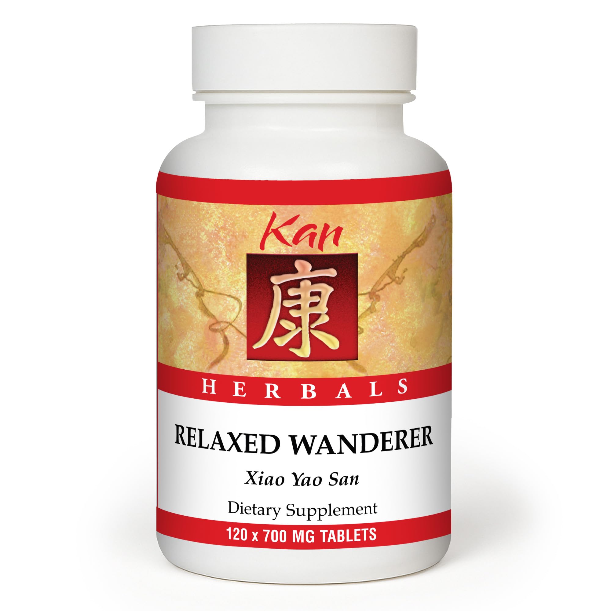 Kan Herbs Company Relaxed Wanderer – Traditional Chinese Herbal Formula to Support Mood, Digestion, and Menstrual Balance, Nourishes Blood, Eases Occasional Tension and Fatigue, 120 Tablets Kan HerbAu supplements