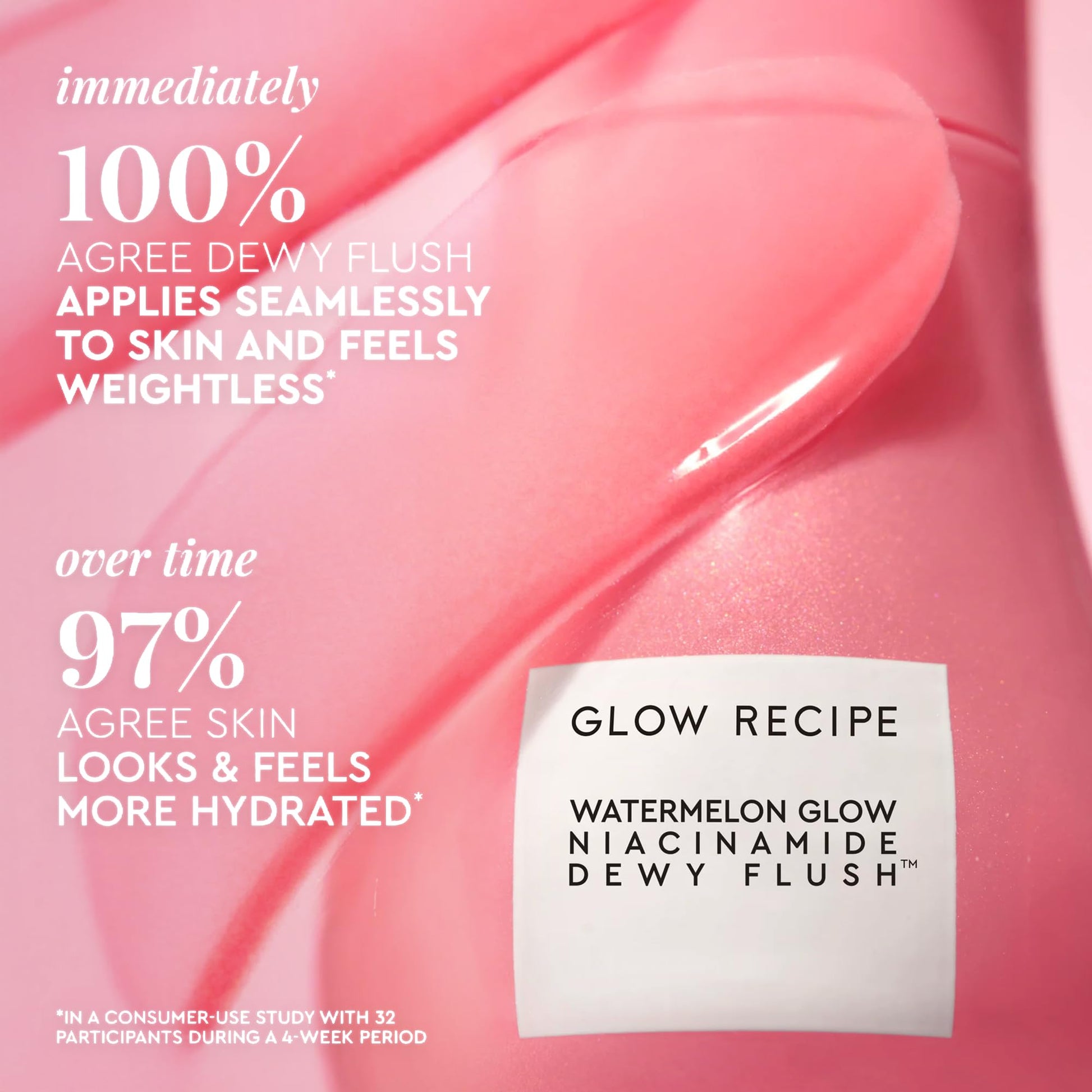 Glow Recipe Niacinamide Dewy Flush Tinted Liquid Blush Serum - Glowy Blush for Cheeks to Smooth, Hydrate & Brighten - Liquid Korean Makeup with Buildable Soft Pink Tint - Watermelon Flush (0.4 oz) Glow RecipeAu supplements