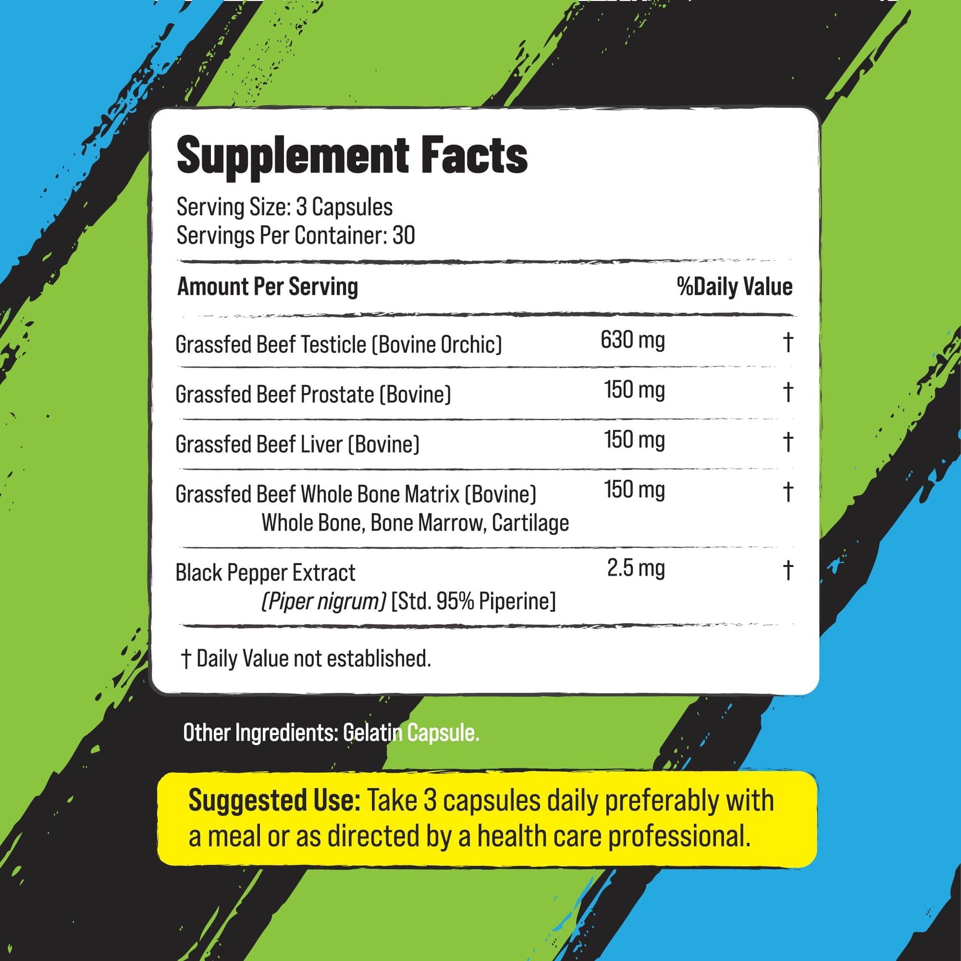 Grass Fed Beef Organ Supplement for Men - Male Optimization Pills - 6 Vital Beef Organs to Drive Prostate Health & Peak Performance, Made in USA, 90 Capsules (2 Pack) PRIMAL FURYAu supplements