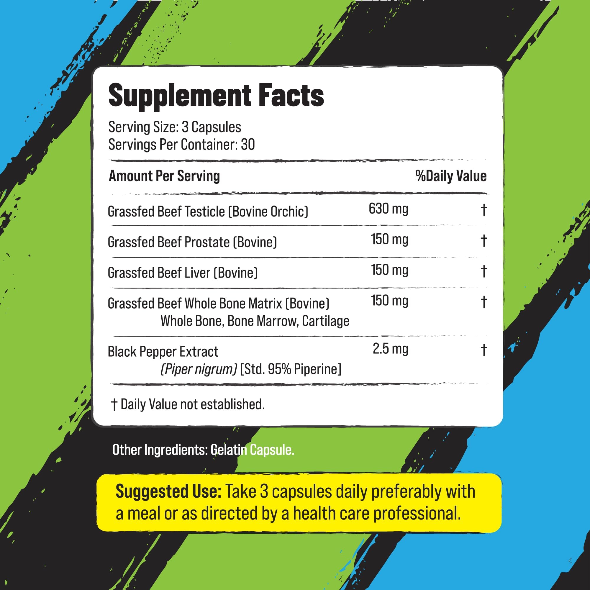 Grass Fed Beef Organ Supplement for Men - Male Optimization Pills - 6 Vital Beef Organs to Drive Prostate Health & Peak Performance, Made in USA, 90 Capsules (2 Pack) PRIMAL FURYAu supplements