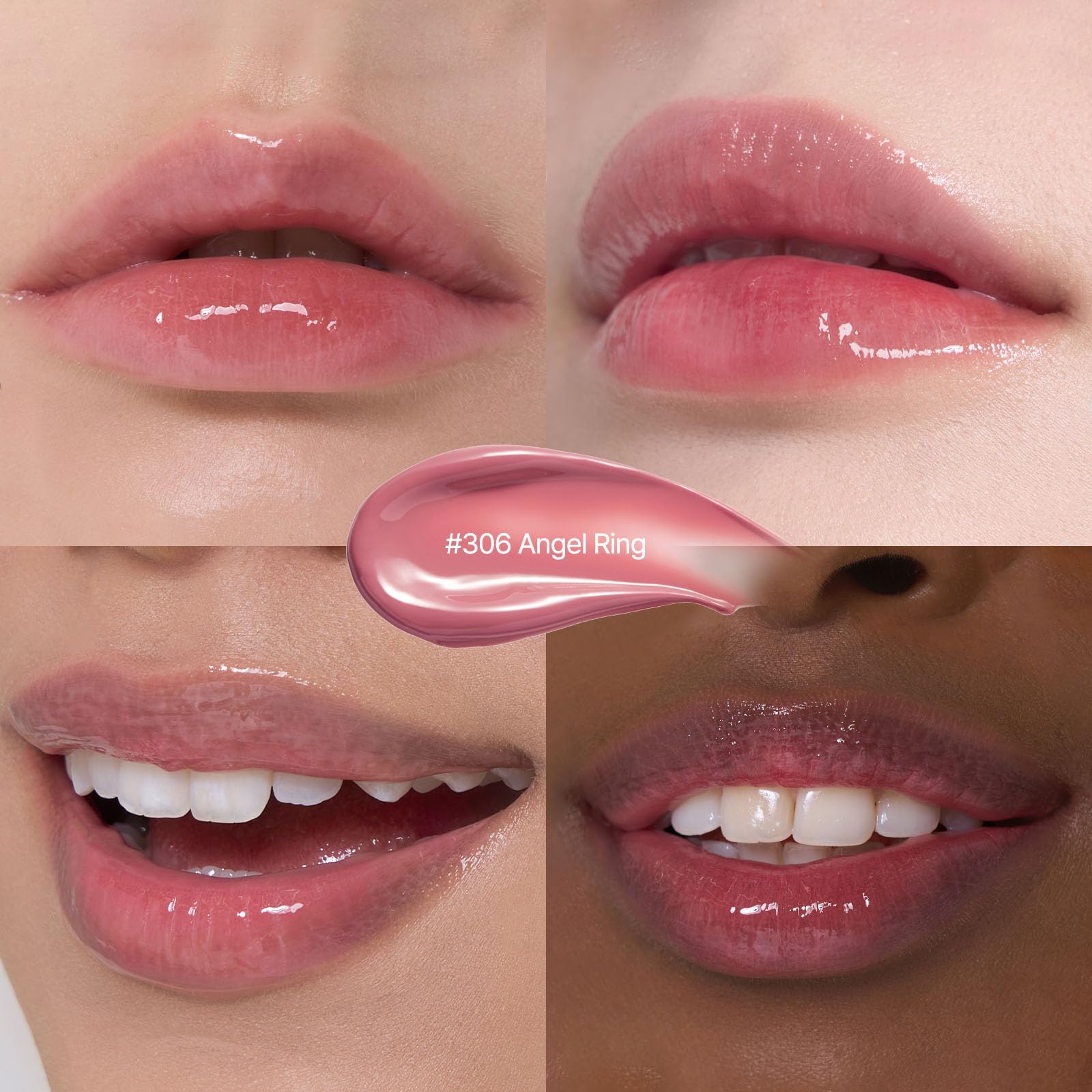 Laka Jelling Nude Gloss, 4.5g/0.15oz, Sheer Hydrating Lip Oil with No Stain, Non-Sticky, Nourishing Gloss for a Glowy Look, K-Beauty (#306 Angelring) LakaAu supplements