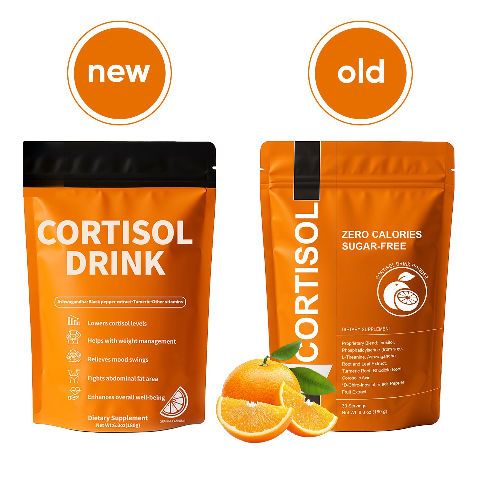 Cortisol Drink Mix | Cortisol Supplements for Women & Men | Ashwagandha, L-Theanine, Turmeric Root, Black Pepper Extract, Healthy Cortisol Levels, Mental Clarity SUUDUULAu supplements