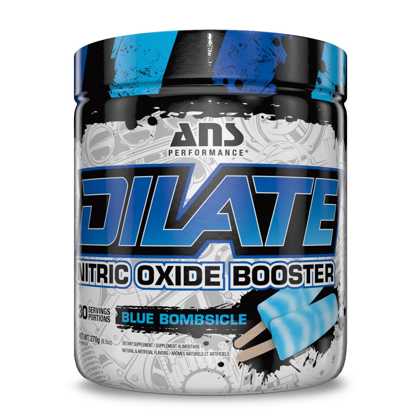 ANS Performance Dilate Pump PreWorkout Powder - Dietary Supplement - Maximizes ANS PerformanceUS supplements