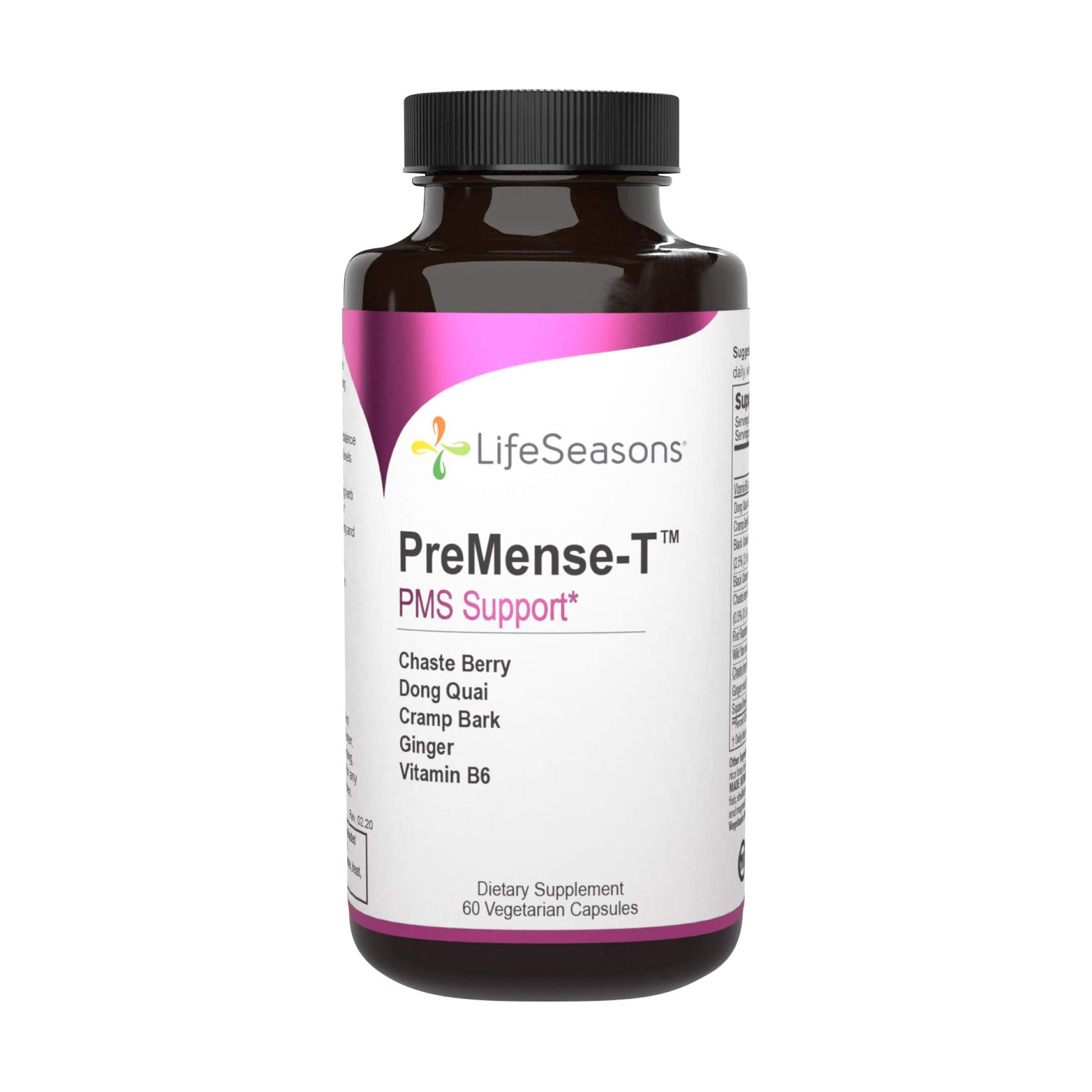 PreMense-T - PMS Relief Supplement - Ginger, Cramp Bark, Black Cohosh, Dong Quai, Chasteberry & Vitamin B6 LifeSeasonsAu supplements