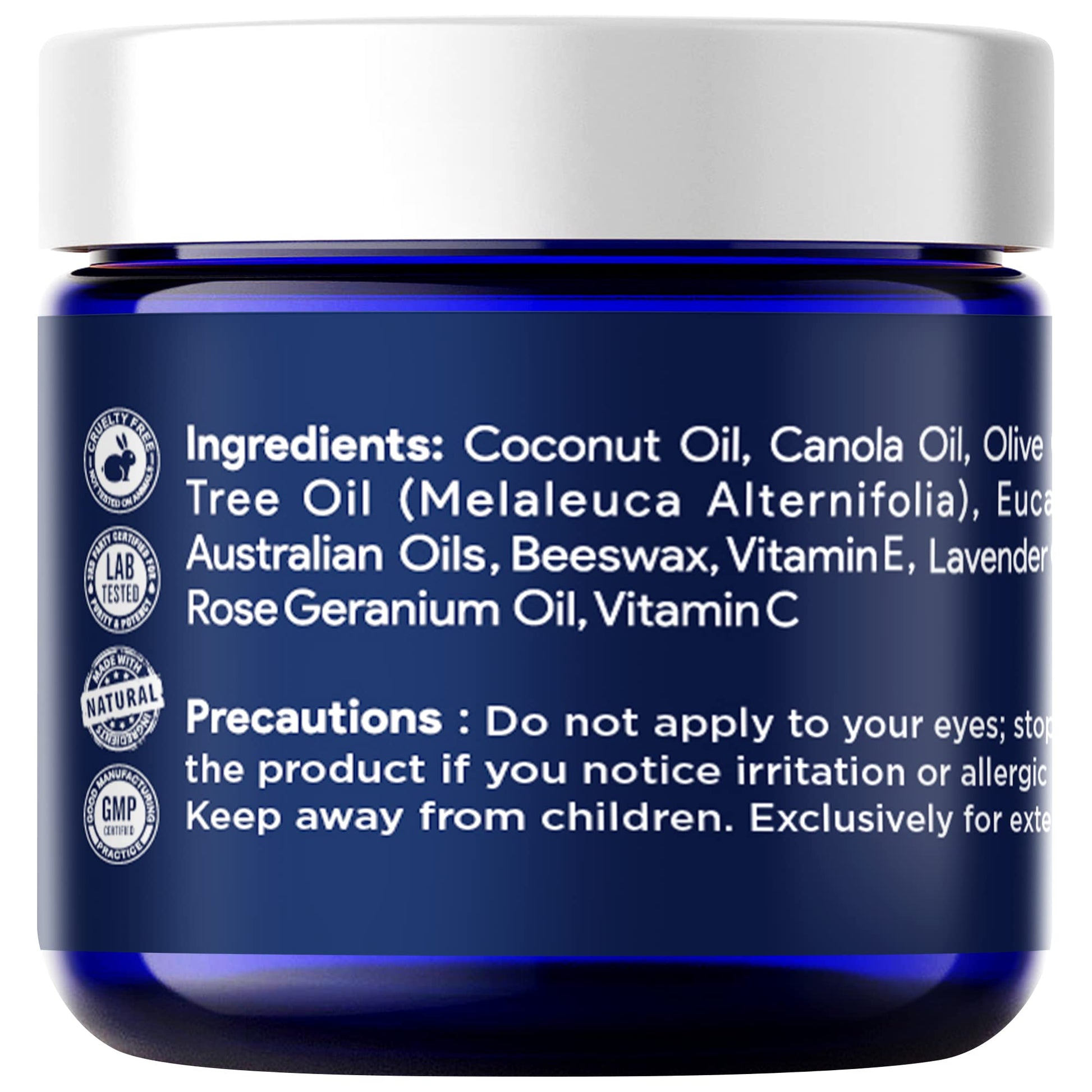Tea Tree Oil Foot Balm/ Moisturizer For Dry Cracked Feet - Instantly Hydrates & Soothes FOOT CUREUS supplements