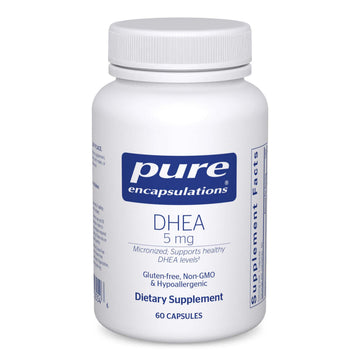 Pure Encapsulations DHEA 5 mg - Immune Support & Hormones Balance* - Micronized DHEA - Gluten Free & Vegan - 60 Capsules Pure EncapsulationsAu supplements
