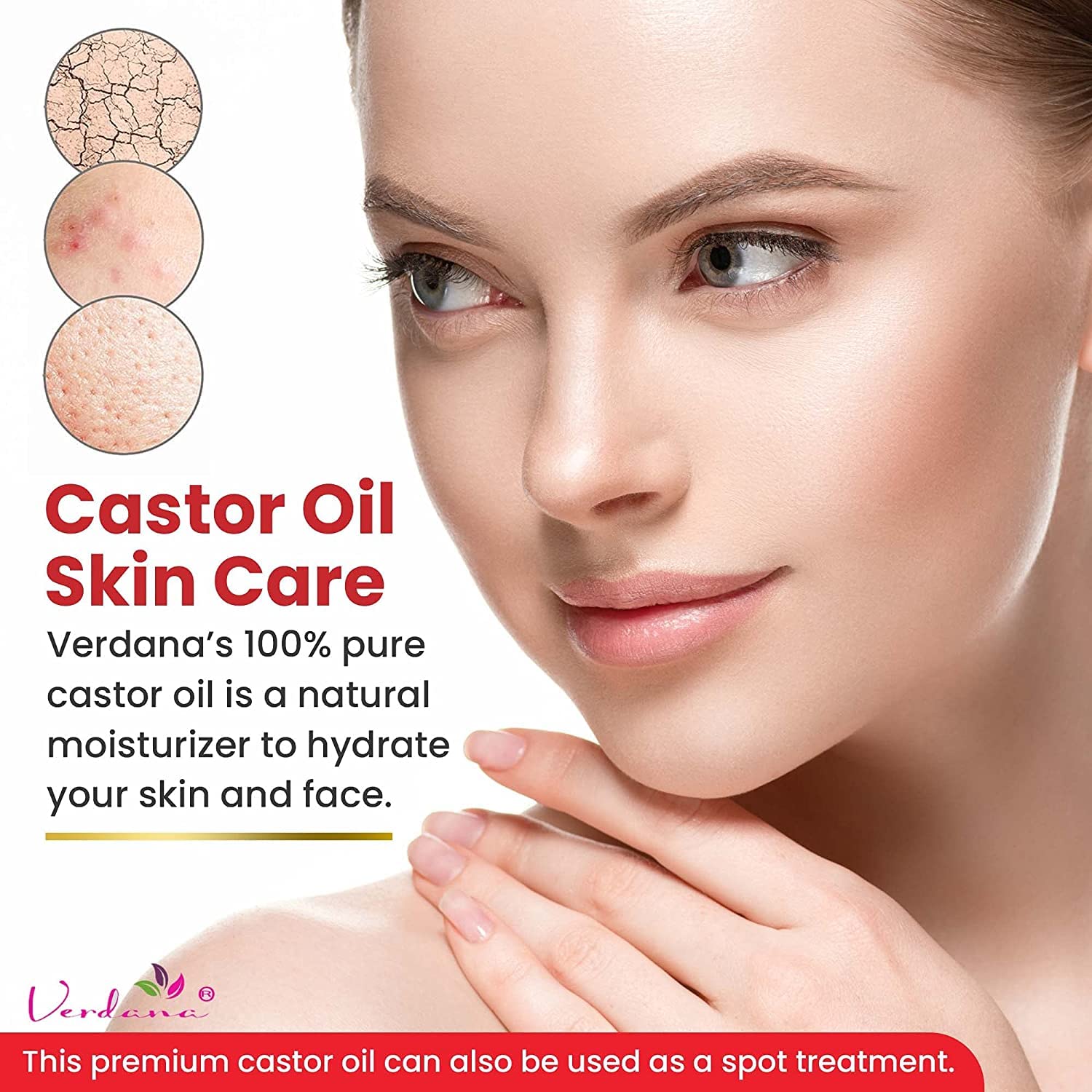 Verdana Organic Castor Oil – USDA Certified Organic – Cold Pressed, Unrefined, 100% Pure and Hexane VerdanaAu supplements