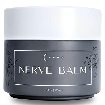 Lune Nerve Balm – Neuropathy Cream for Burning, Tingling & Numbness in Feet & Hands | Natural Nerve Pain Relief Cream with Arnica, Vitamin B6 & Magnesium | 3.4 oz LuneAu supplements