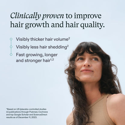 Nutrafol Women's Hair Growth Supplements, Ages 18-44, Clinically Proven for Visibly Thicker and Stronger Hair, Dermatologist Recommended - 1 Month Supply NutrafolUS supplements