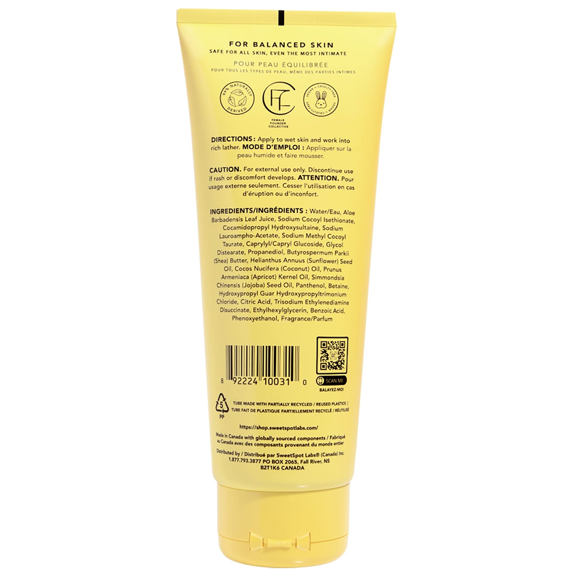 SweetSpot Labs Feminine Wash, Gentle Vanilla Blossom Scent, with Shea Butter and Aloe Vera, Sulfate Free SweetSpot LabsAu supplements