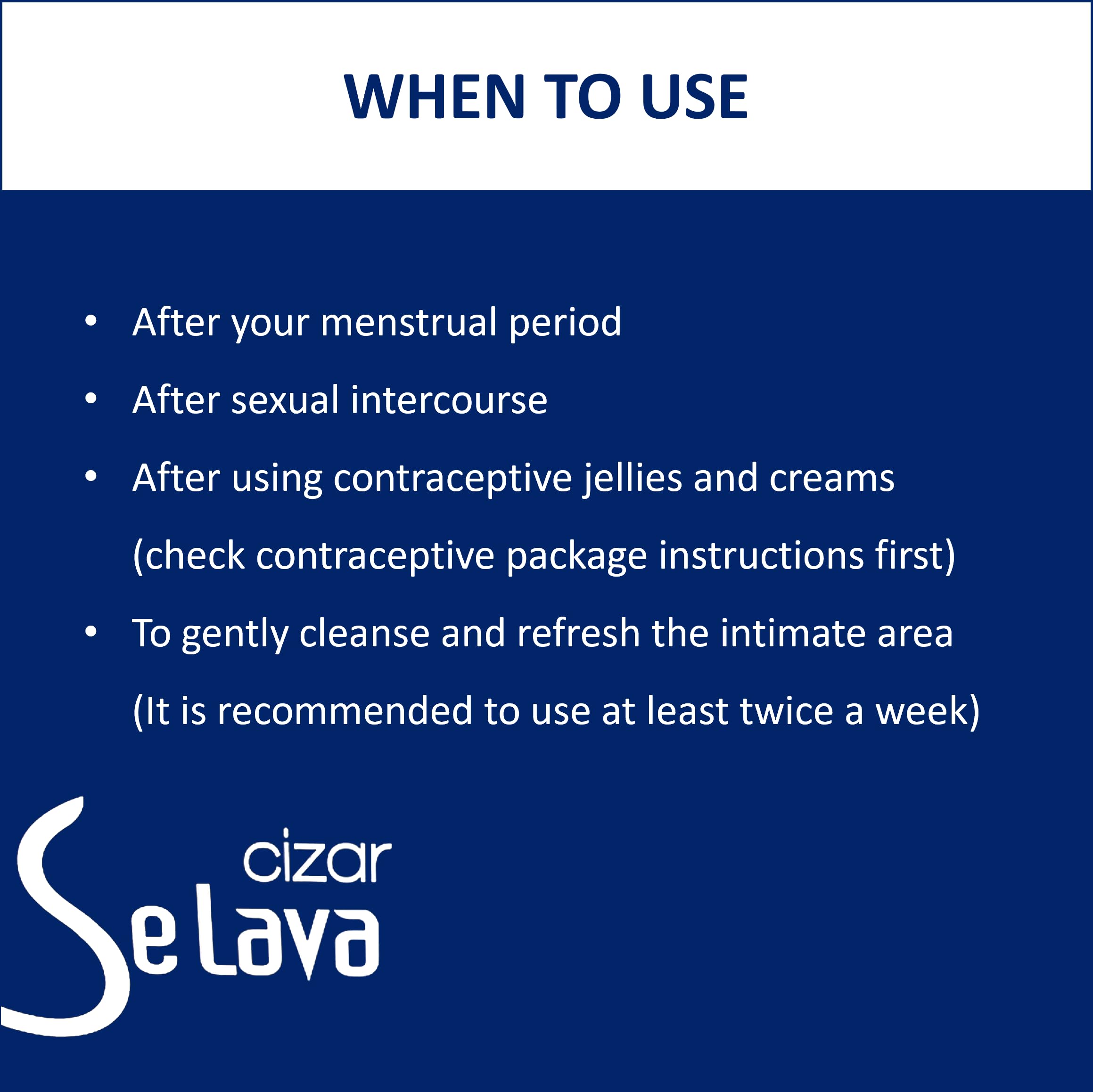 Cizar - Selava, Feminine Wash 15ml 7ea, Gynecologists Developed, Preservative-Free CizarAu supplements
