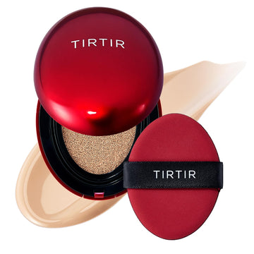 [*Mini Size*] TIRTIR Mask Fit Red Cushion Foundation | Full coverage, Weightless, Skin fit, Satin Glow Finish, Korean Makeup BB Foundation, beauty, Tattoo cover up, Buildable (#23N Sand / 0.15 Fl Oz) TIRTIRAu supplements