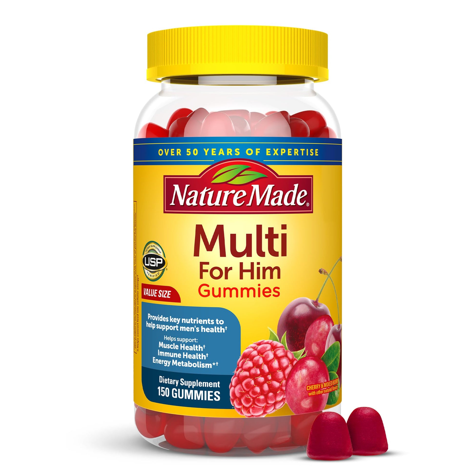 Nature Made Multi for Him, Mens Multivitamins Gummies, Energy Metabolism Support, Multivitamin for Men Nature MadeAu supplements