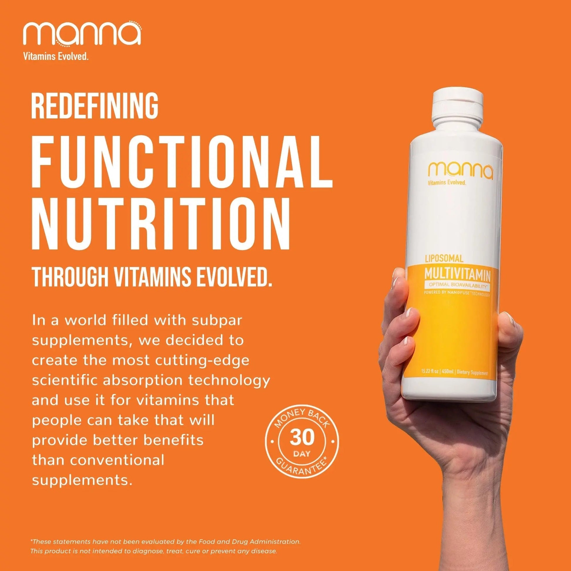 Manna Vitamins Evolved Liposomal Multivitamin - Daily Multivitamin Provides 20 Vitamins and Minerals - Multivitamins for Men and Women Manna Vitamins EvolvedAu supplements