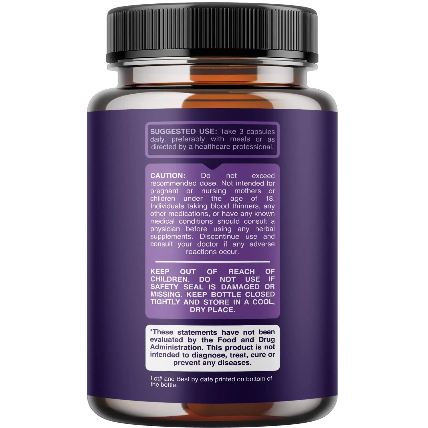 Highly Potent Magnesium Complex Capsules - Triple Magnesium Blend with Taurate Glycinate and Malate - 400mg Supplement Supports Relaxation & Overall Wellness Non-GMO Vegan - 90 Count Phytoralnz supplements