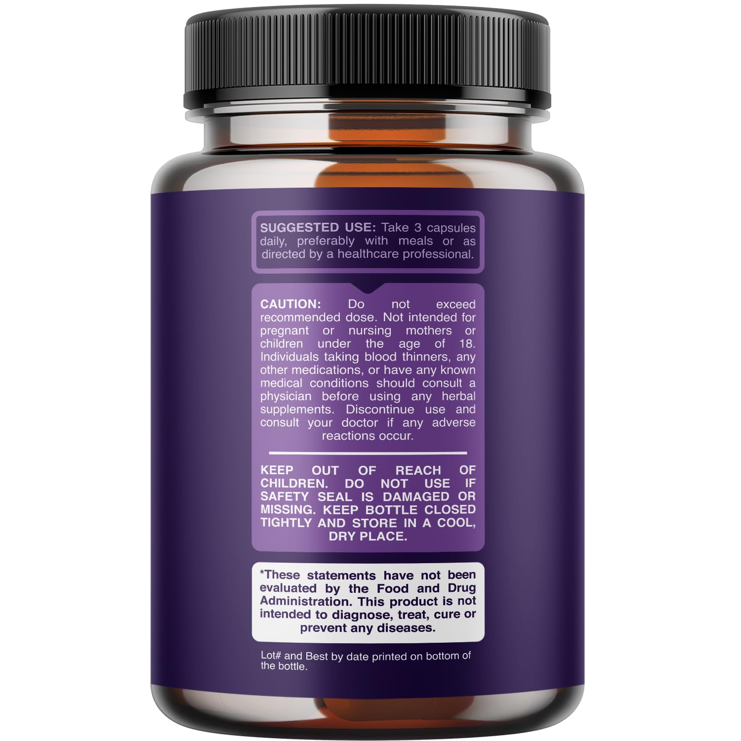 Highly Potent Magnesium Complex Capsules - Triple Magnesium Blend with Taurate Glycinate and Malate - 400mg Supplement Supports Relaxation & Overall Wellness Non-GMO Vegan - 90 Count PhytoralAu supplements