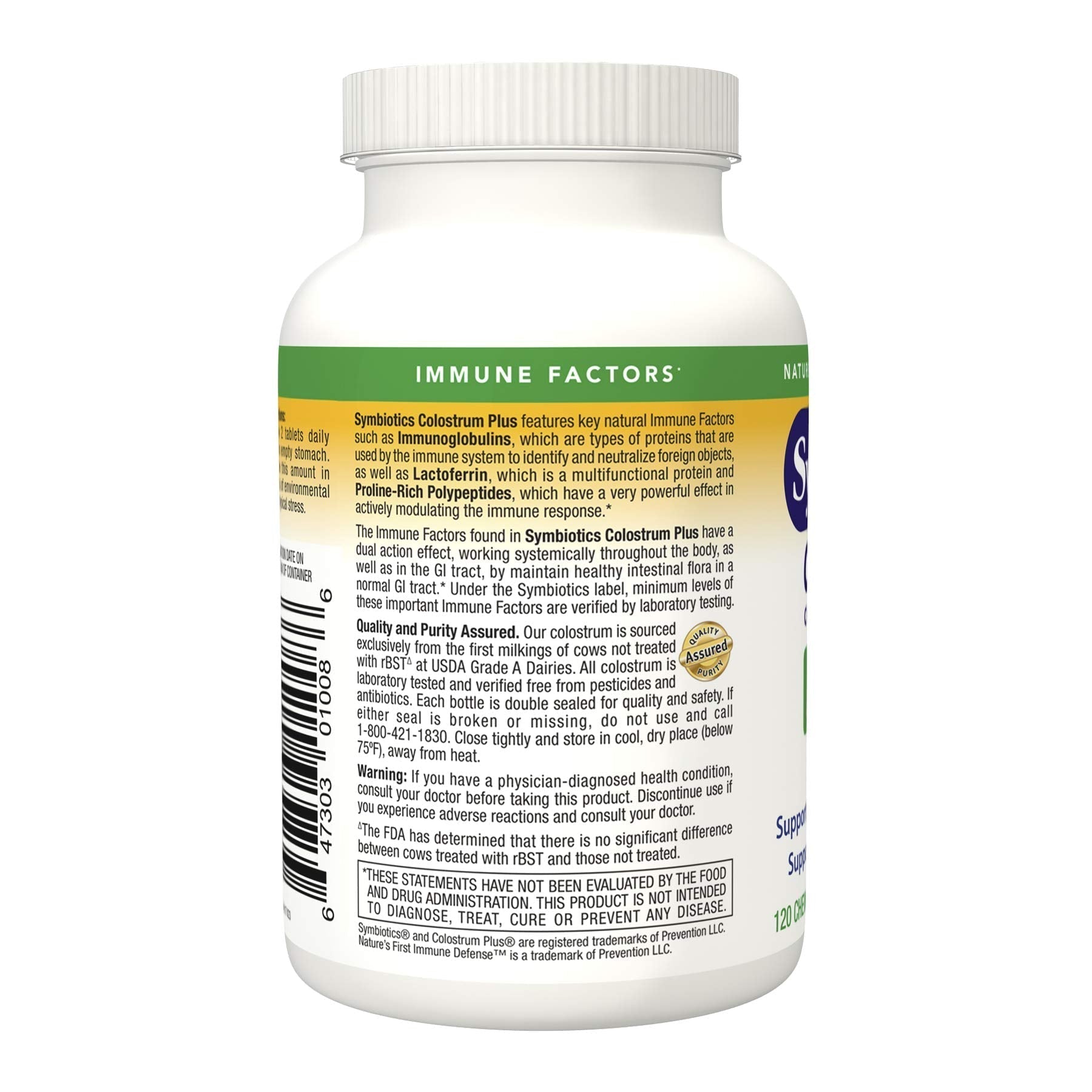 Symbiotics Immunity Support Colostrum Plus Chewables (Pineapple) SymbioticsUS supplements