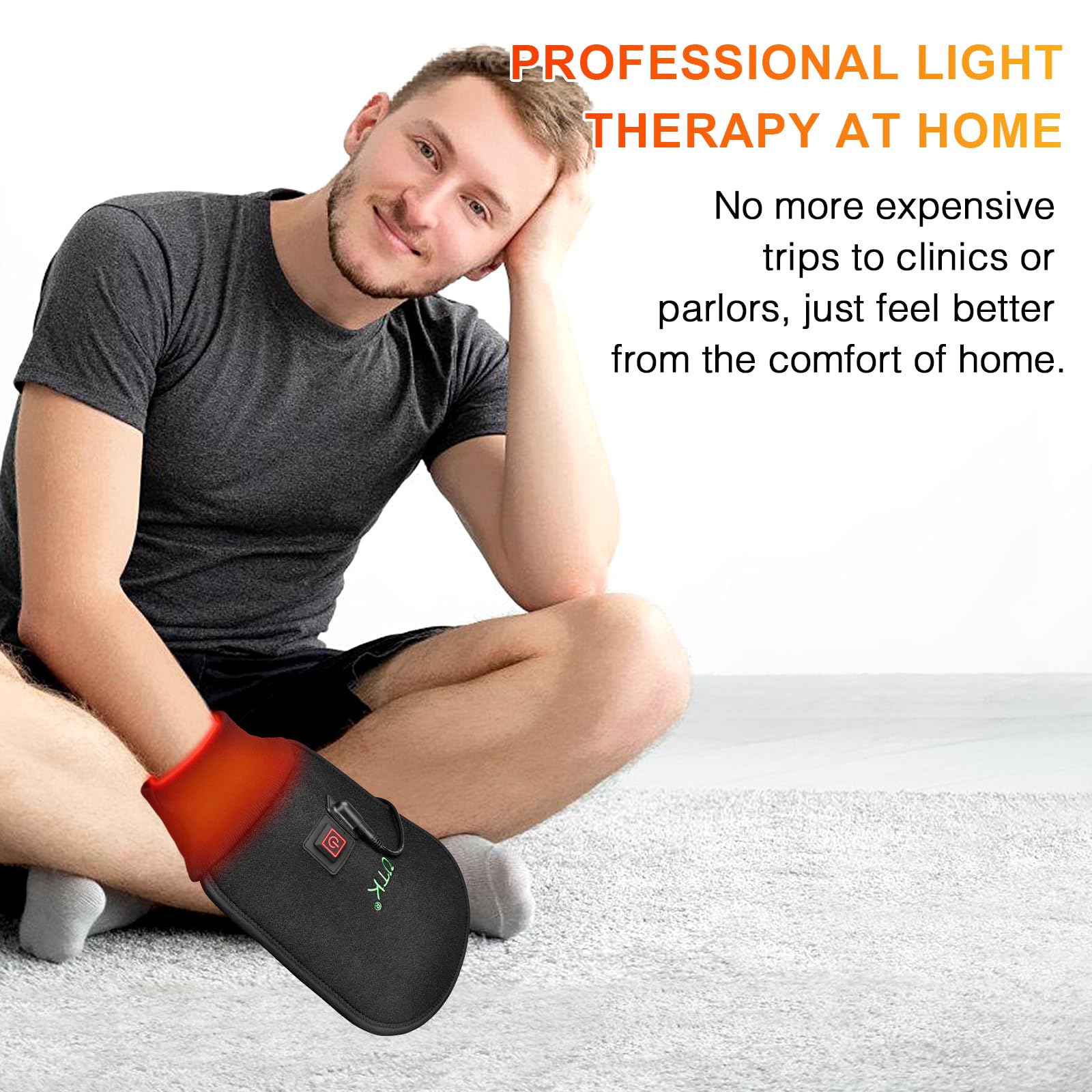 UTK Red Light Therapy Glove for Hands, Double-Sided Infrared Light Therapy Device for Finger UTKAu supplements