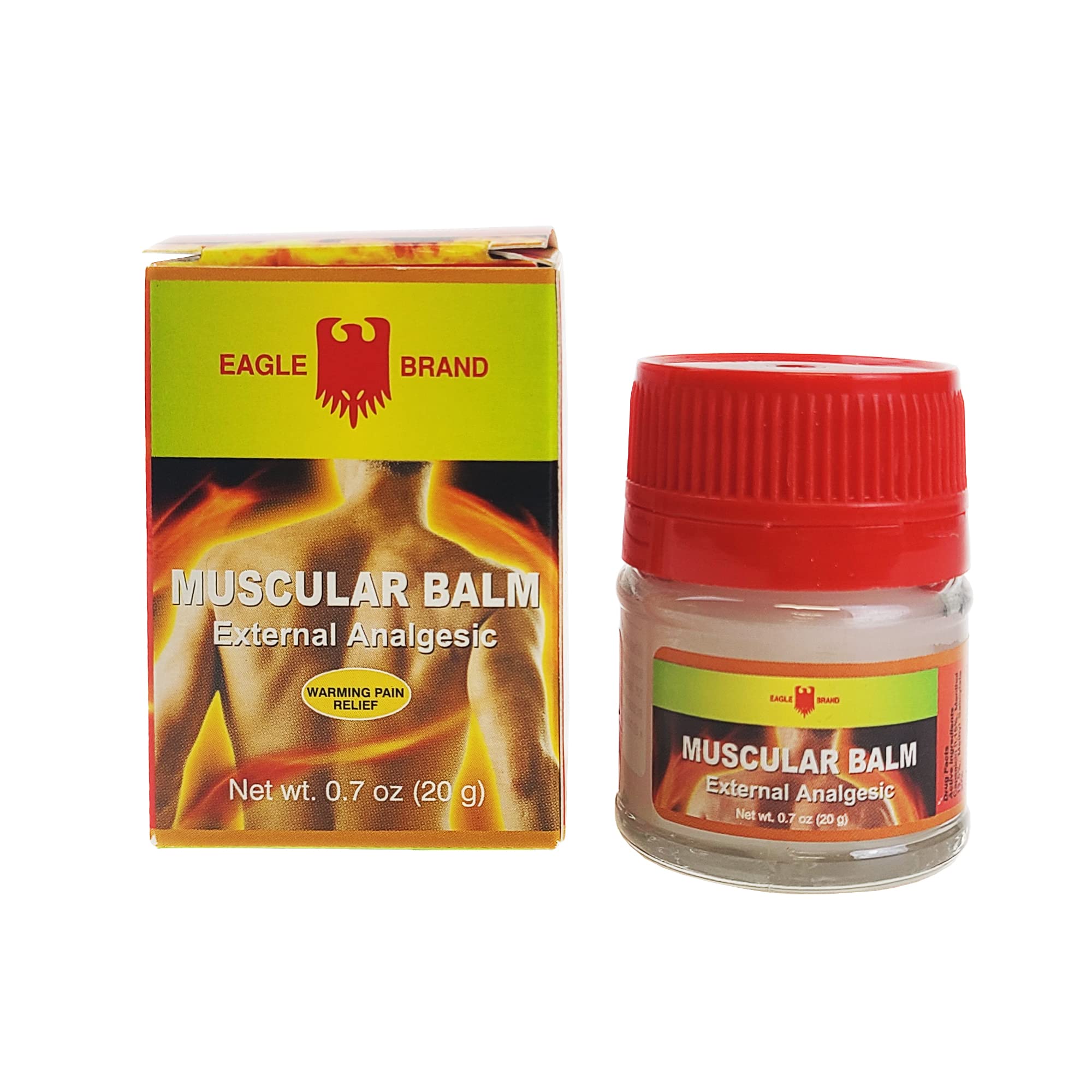 Eagle Brand Muscular Balm, External Analgesic, Warming Pain Relief, 0.7oz x 3, (Pack of 3) GenericAu supplements