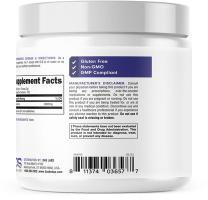 Bucked Up Beta Alanine 300mg Powder, Non-GMO, Gluten-Free, Unflavored (100 Servings) Bucked UpUS supplements