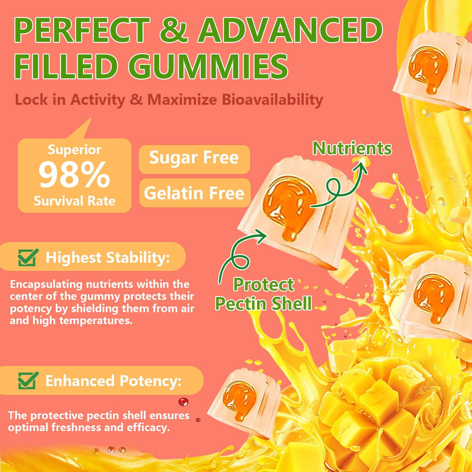 Crasye Probiotic Kombucha Gummies Sugar Free Prebiotic Postbiotic Probiotics Gummy for Women and Men Bloating Gut Health Immune and Digestive Support - 60 Gummies - 30 Servings CrasyeAu supplements