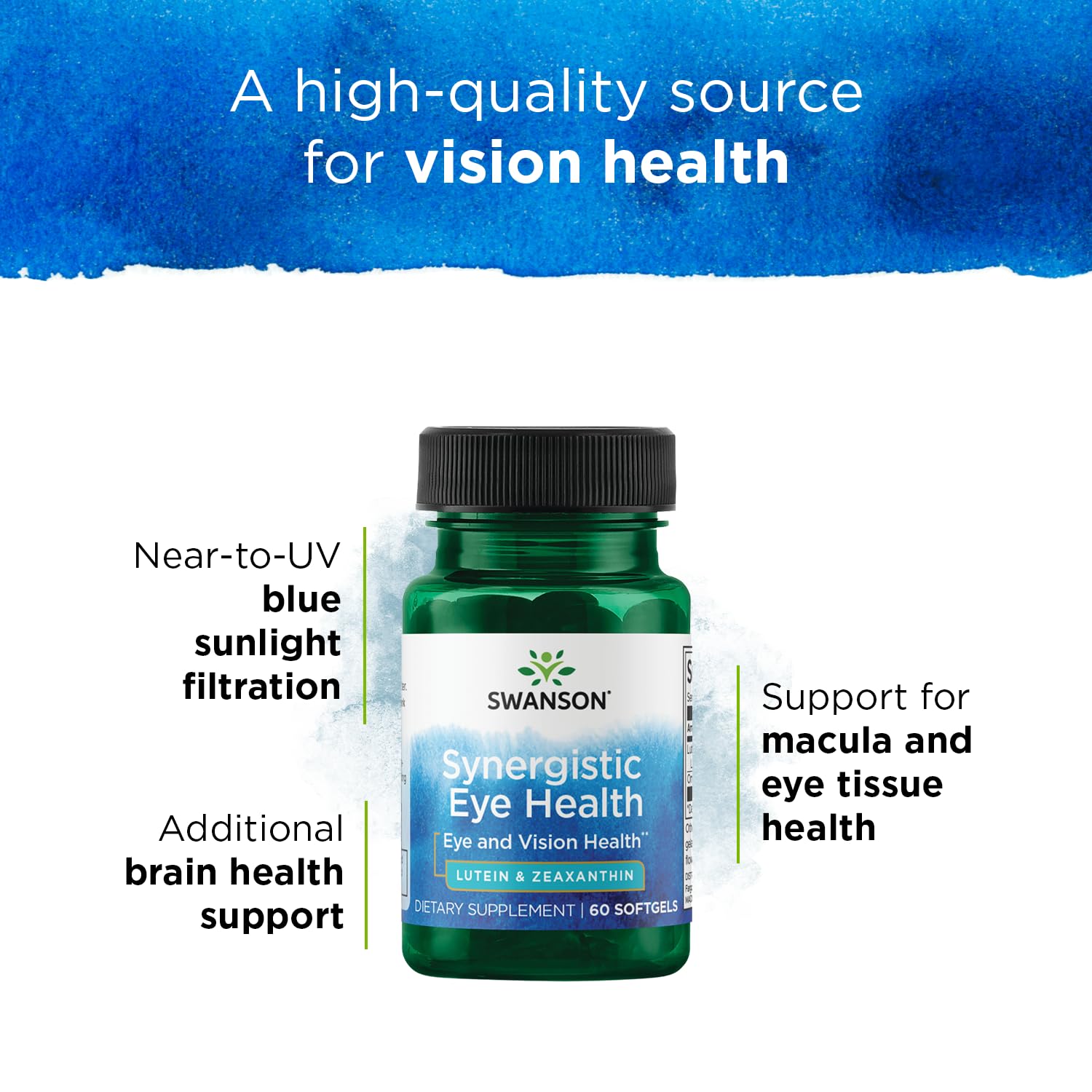 Swanson Synergistic Eye Health - Lutein and Zeaxanthin Supplement SwansonAu supplements