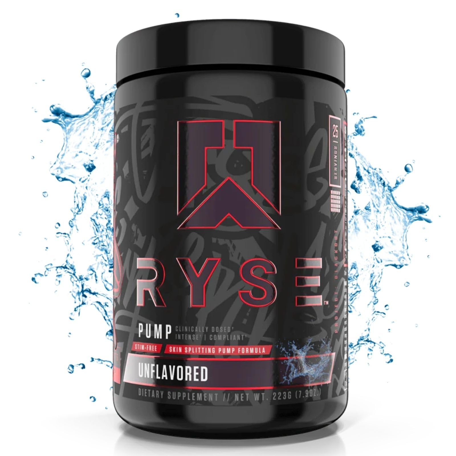 RYSE Up Supplements Project Blackout Pump Powder | Pump, Power, Endure | Betaine RYSE Up SupplementsAu supplements