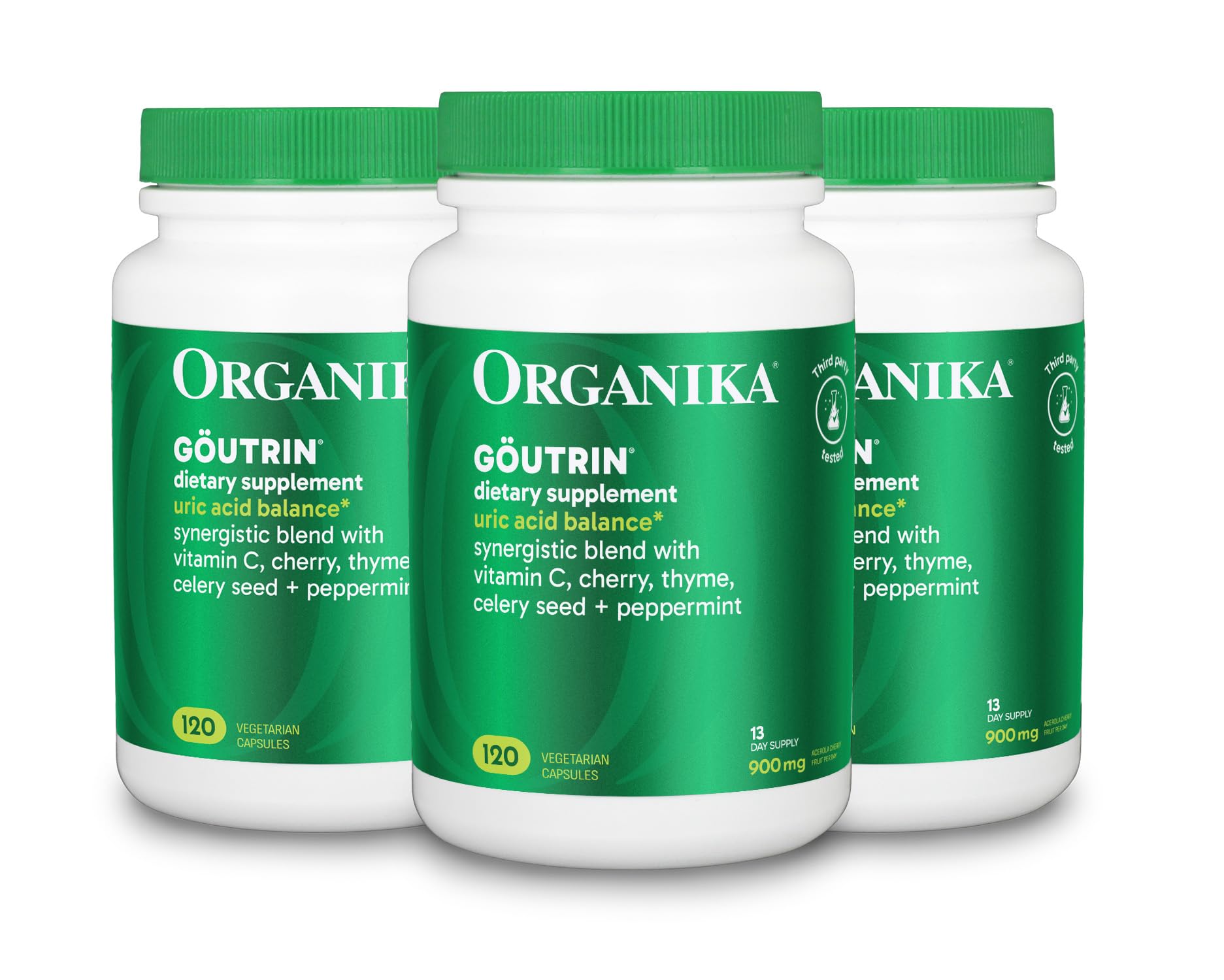 Organika Goutrin Supplement - 120ct, Pack of 3 OrganikaAu supplements