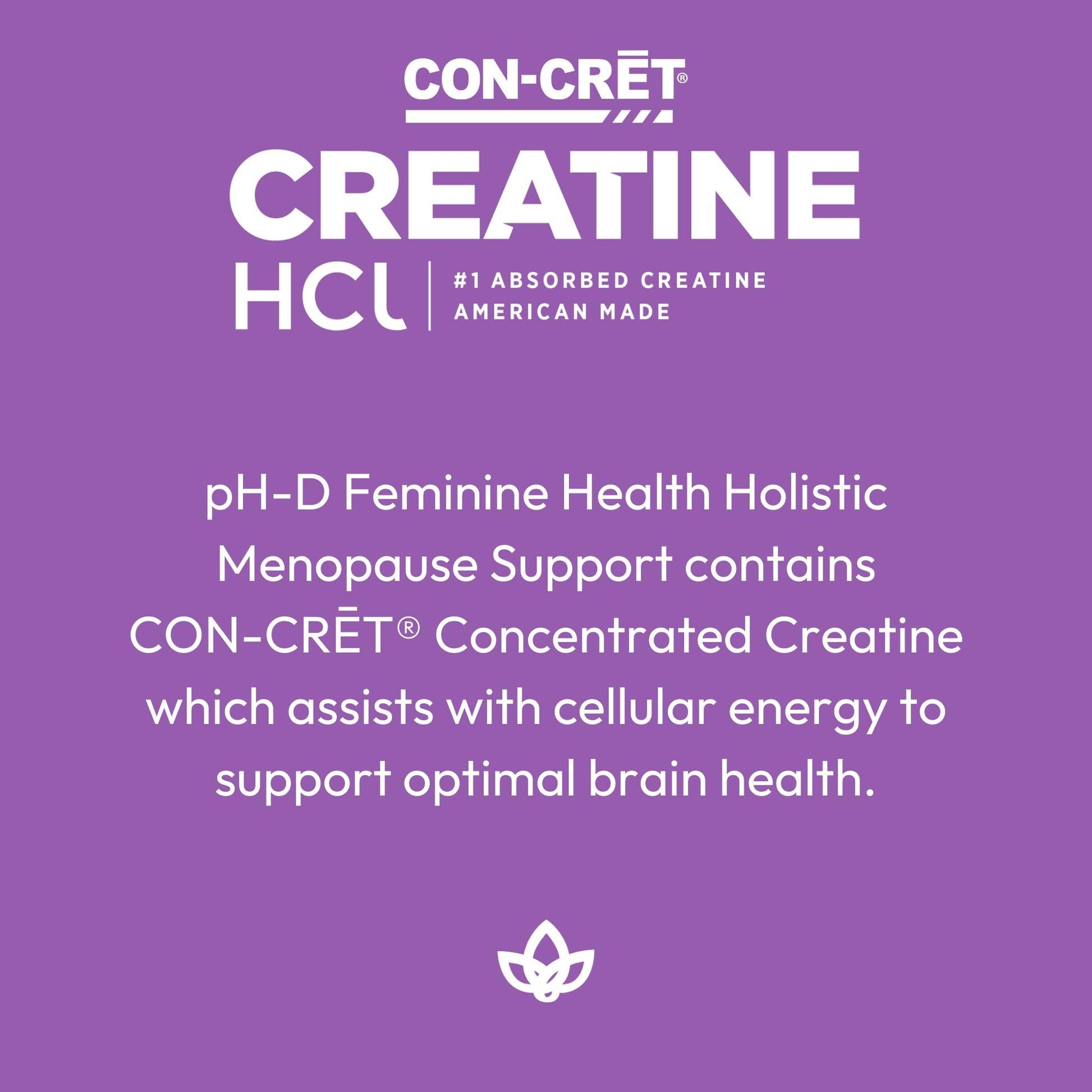 pH-D Feminine Health - Holistic Menopause Support - Oral Supplement with CON-CRET Concentrated Creatine pH-D Feminine Health SupportAu supplements