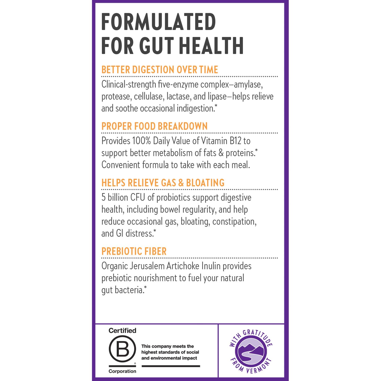 New Chapter All-Flora Enzyme Complex with Probiotics Relieves Bloating & Gas - Clinical-Strength Digestive Enzymes + Ultra-Concentrated Probiotics + Fermented Vitamin B12, 90 Vegan Capsules New ChapterAu supplements