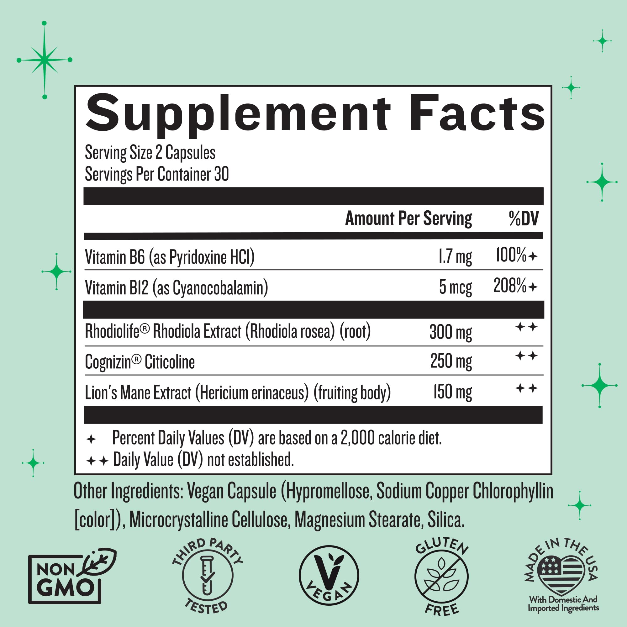 Legendairy Milk Clever Girl - Focus Supplement with Lion’s Mane & Citicoline - Nootropic Lions Mane Supplement for Memory, Focus & Mental Clarity, 30 Servings Legendairy MilkAu supplements