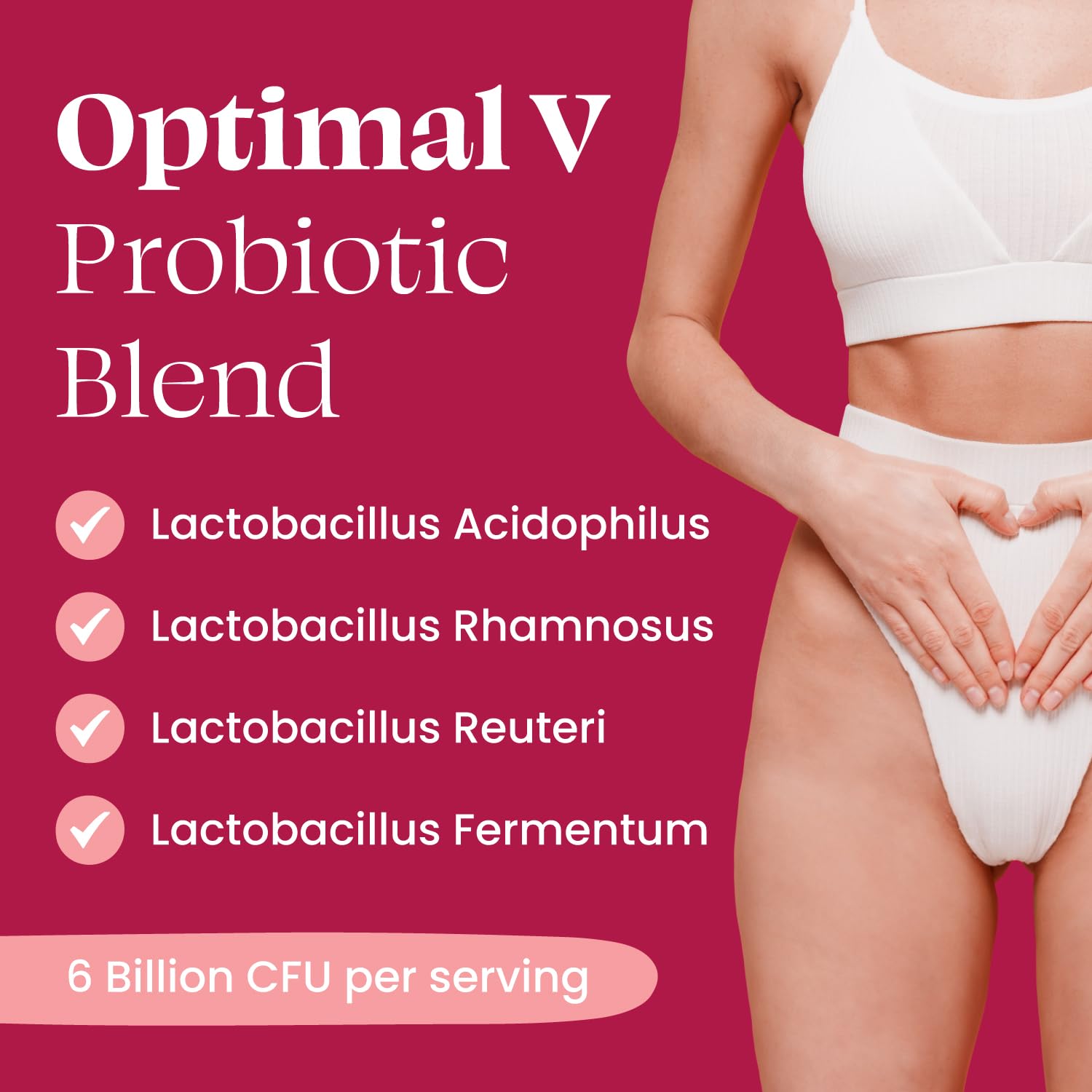 Optimal Prime Vaginal Probiotic for Women, Promotes Healthy pH, Normal Yeast Levels, Odor Control Optimal PrimeAu supplements