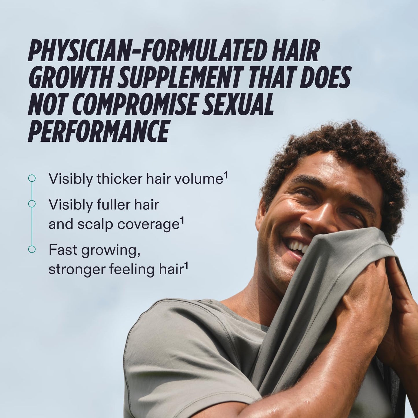 Nutrafol Men's Hair Growth Supplements, Clinically Tested for Visibly Thicker Hair and Scalp Coverage, Dermatologist Recommended - 1 Month Supply NutrafolUS supplements