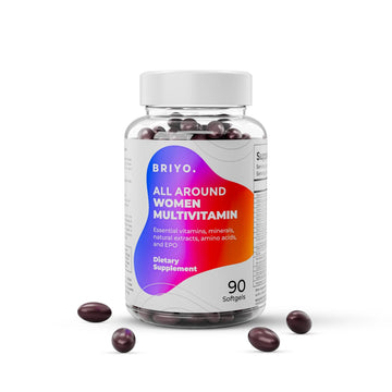 Briyosis All Around Women - 38 nutrients (Essential Vitamins, Minerals, Natural extracts, Amino acids, Primrose Oil) - 90 Capsules BriyosisAu supplements