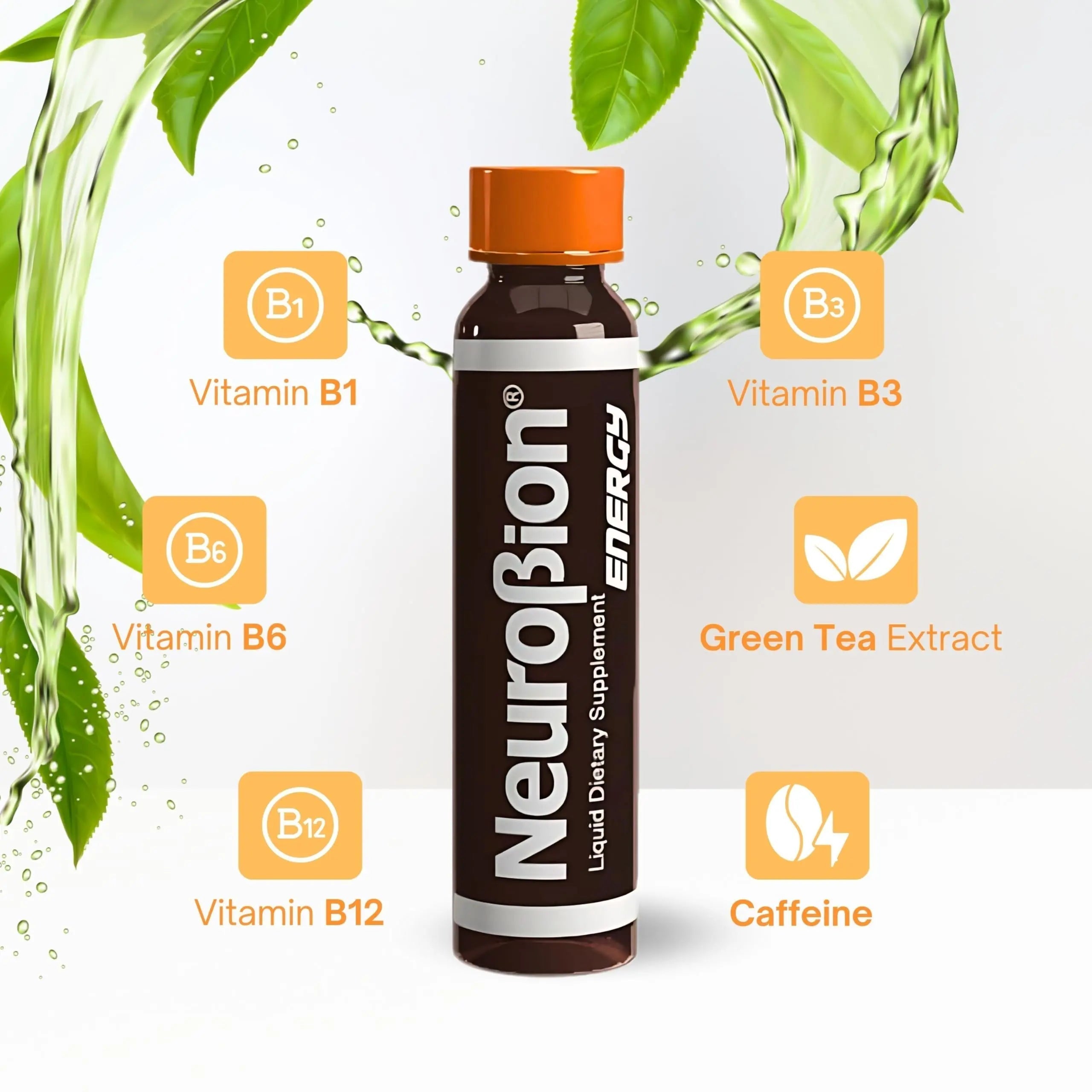 Neurobion Energy Liquid Dietary Supplement Multivitamins + Enegy Blend 10 vials x 250 ml NeurobionAu supplements