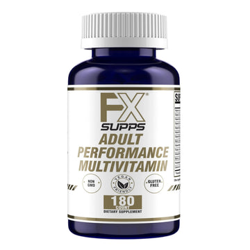 FXSUPPS Performance Multi-Vitamin with Amino Acids, Beta-Alanine and L-Carnitine, Enhanced Performance and Recovery, 180 Tablets FXSUPPSAu supplements