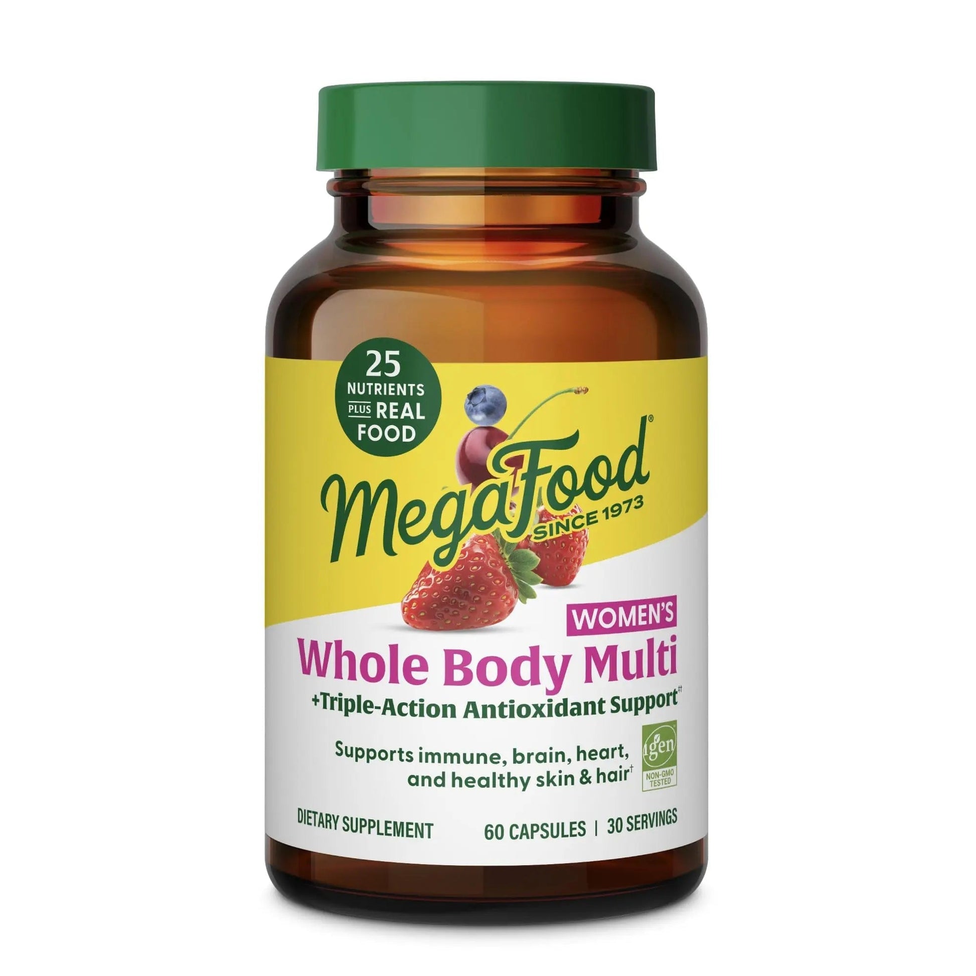MegaFood Whole Body Womens Multivitamin - Multivitamin for Women - Vitamin D3 K2, Magnesium Citrate, Folate, Biotin, Iron MegaFoodAu supplements