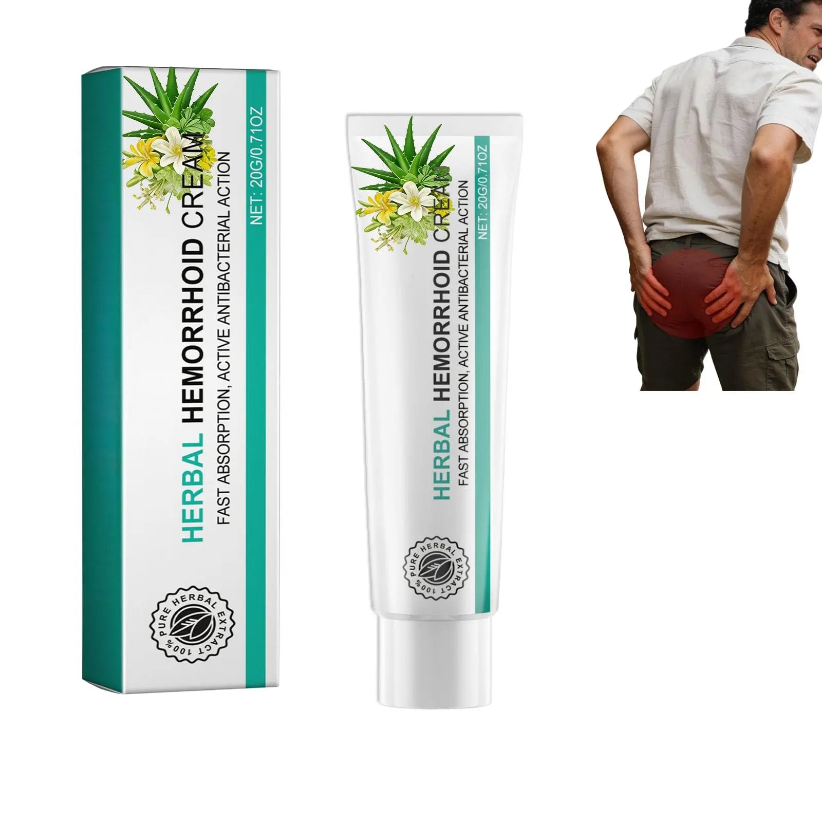 Hushblade Hemorrhoid Body Cream, Natural Herbal Hemorrhoid Cream, for Men and Women Moisturizing and Nourishing HushbladeAu supplements