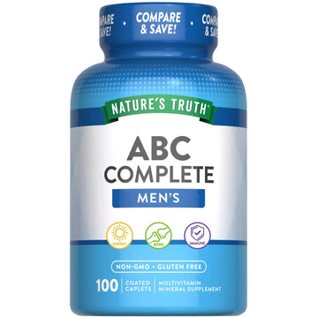 Nature's Truth Multivitamin for Men | with Iron, Vitamins A, C, D & E | 100 Caplets | Non-GMO & Gluten Free for Adults Nature's TruthAu supplements