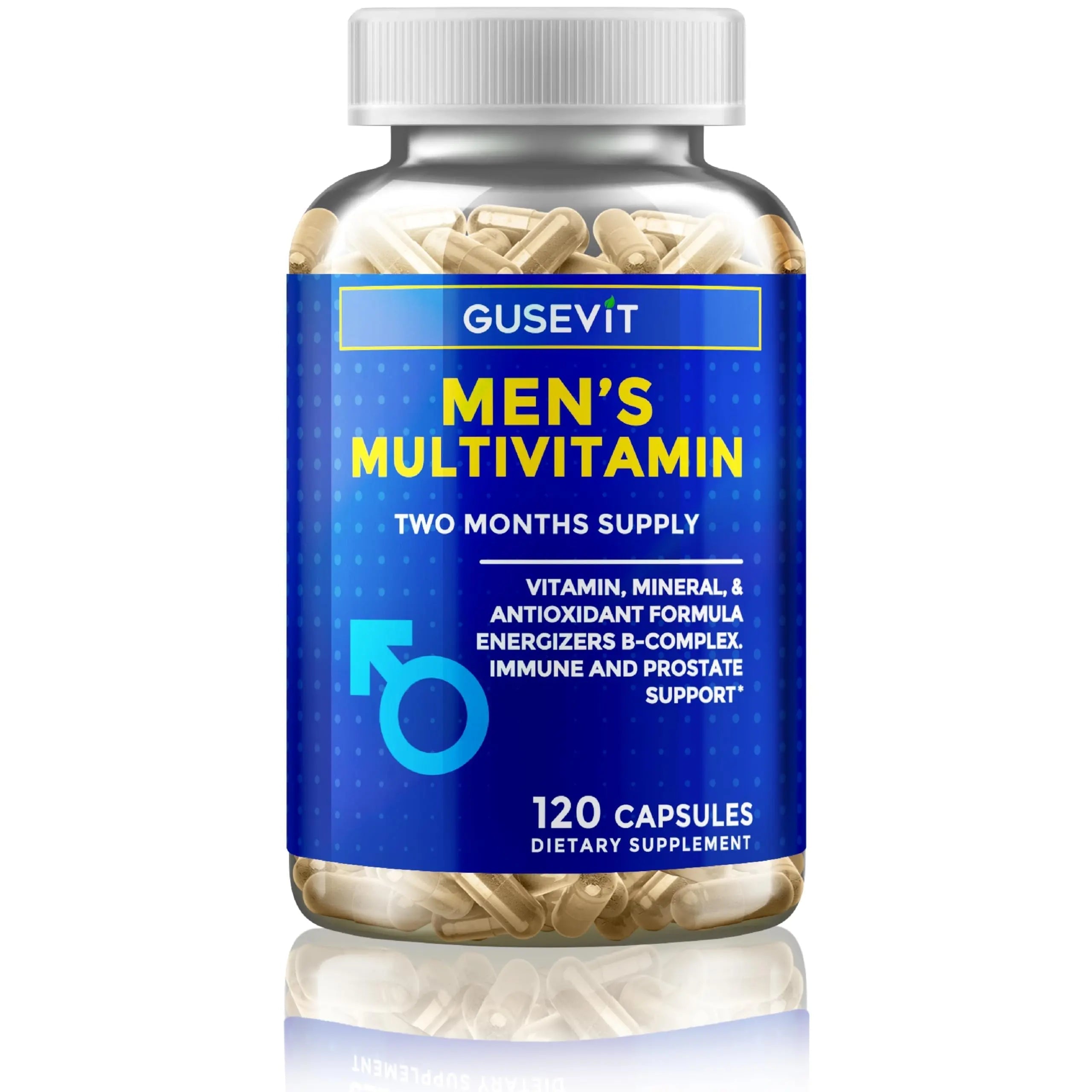 Gusevit 35-in-1 Men's Multivitamins for Immune Support, Stamina & Energy Boost | Men's Health Supplement with Vitamins & Antioxidants | GusevitAu supplements