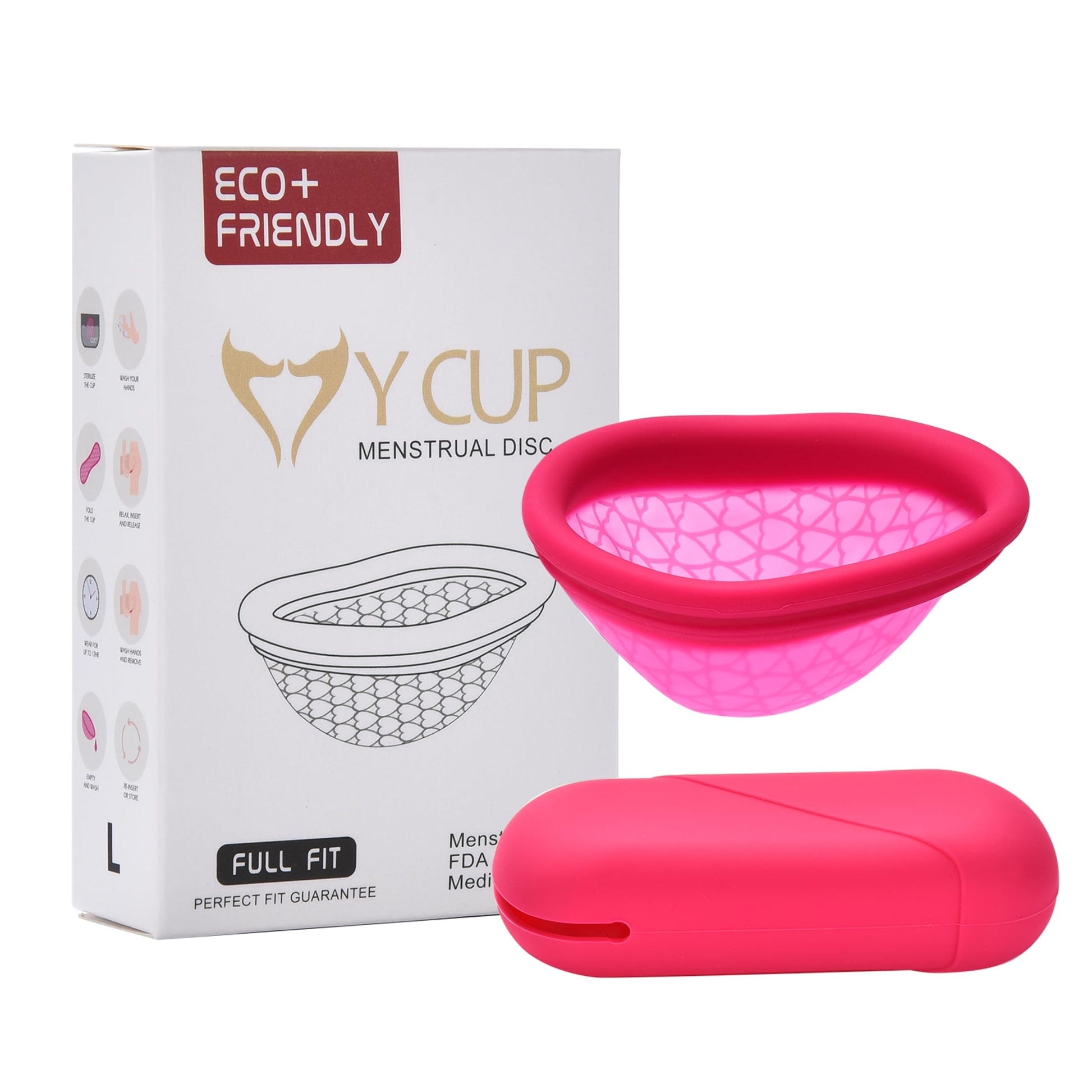 Hawwwy Reusable Menstrual Cup - Washable Period Cup with Flat-fold Compact Design HAWWWYAu supplements