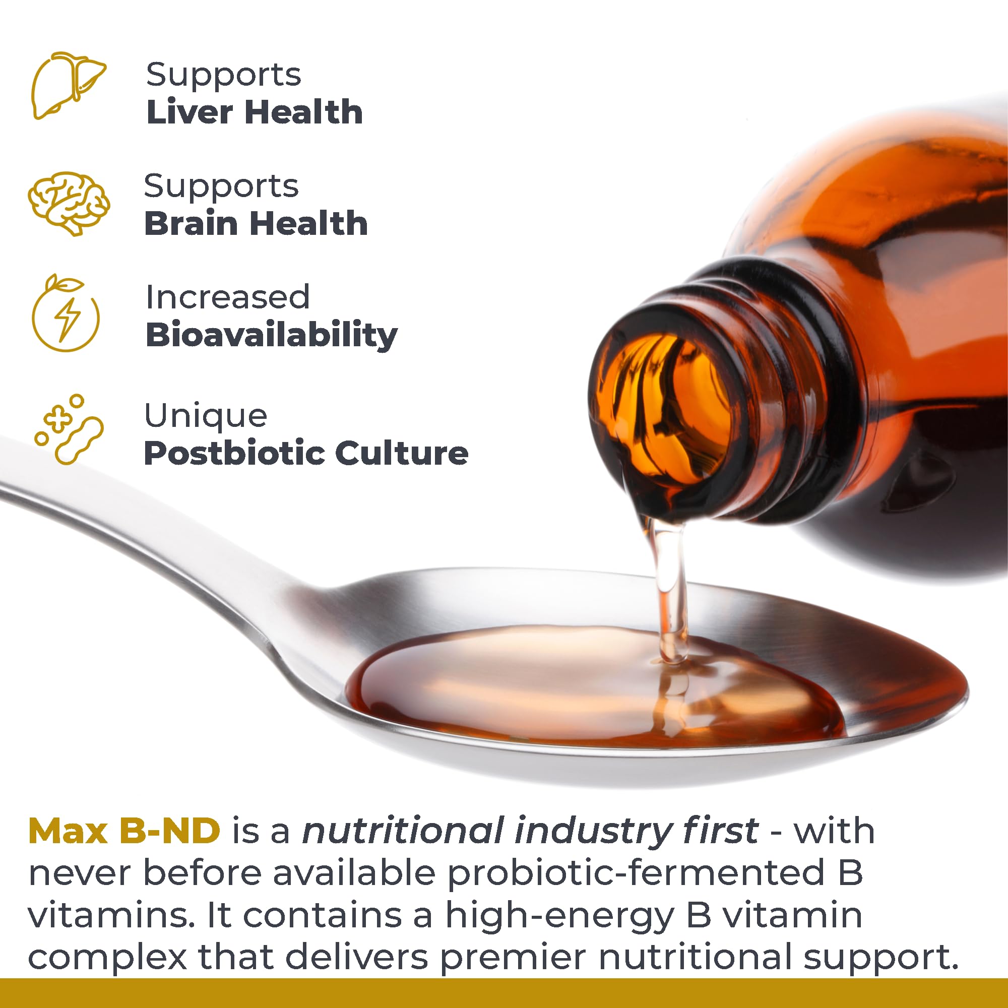 Premier Research Labs Max B-ND Liquid Vitamin - B-Complex for Liver & Brain Health - Sublingual Drops for Energy, Immune & Adrenal Support - 2 fl oz - Thiamin, B12, B6 & More - for Men, Women Premier Research LabsAu supplements