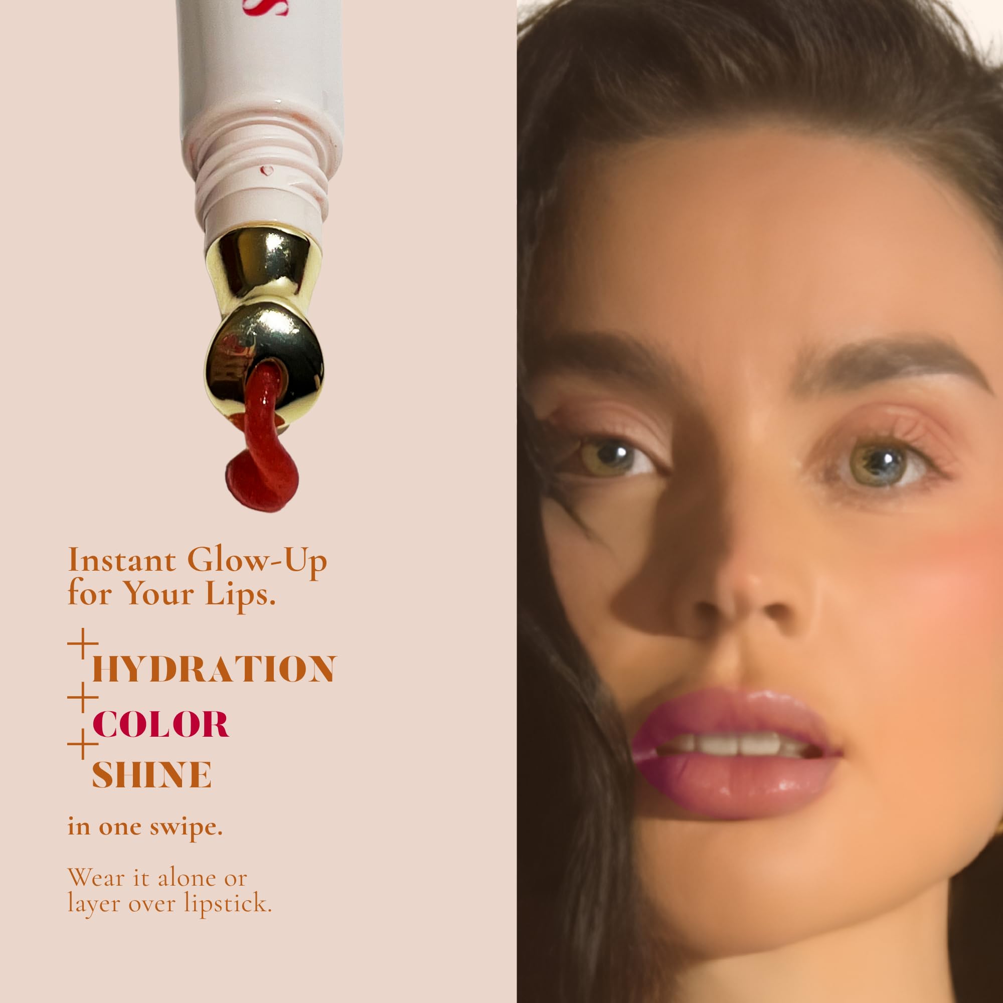 edandi ed&i OMG Cute Lips – Lip Gloss for Women with Shea Butter for Hydration, Light Shimmer, Lip Tinted High Shine Finish, Long Lasting Lip Gloss in Red Vanilla Frosting, Lightweight & Non-sticky edandiAu supplements