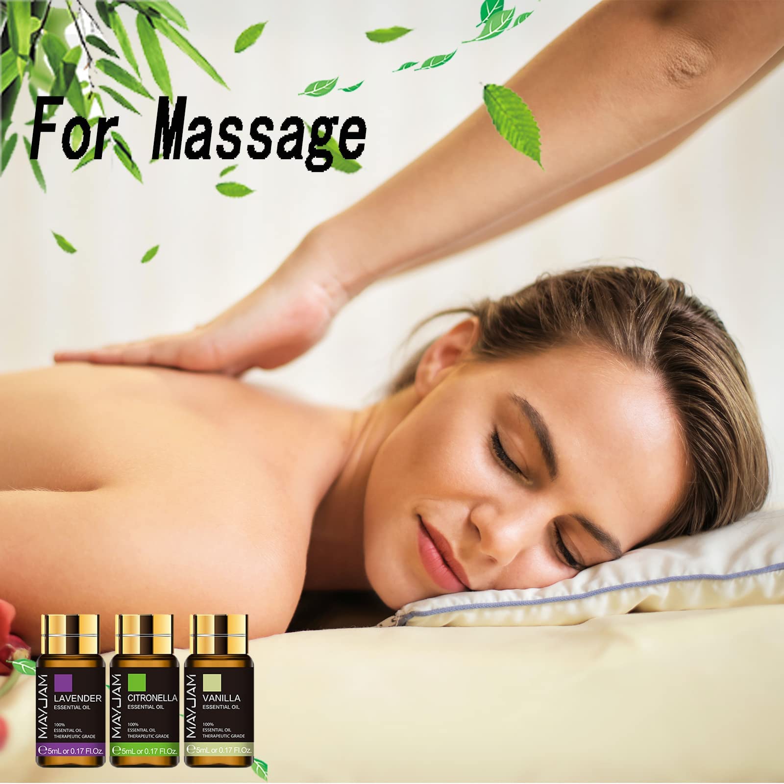 MAYJAM Tea Tree 20 Pcs Pure Essential Oil Gift Set, for Diffuser, Humidifiers, Skin Care, Massage MAYJAMAu supplements