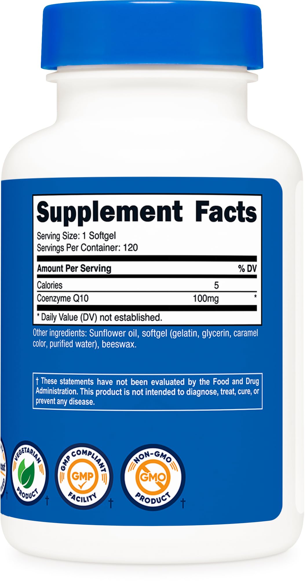 Nutricost CoQ10 Softgels (120 Servings / 100 Mg CoQ10 Per Serving) | Better Absorption NutricostUS supplements