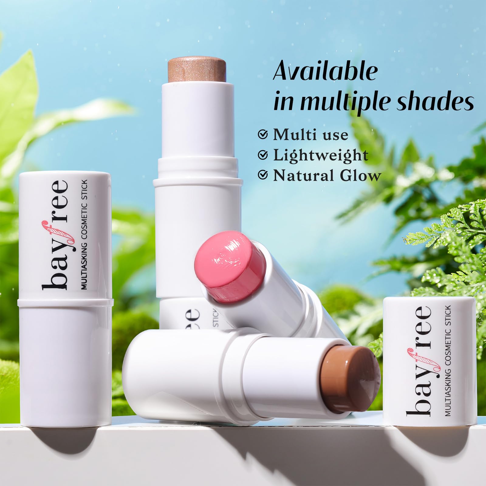 KIMUSE Face Sticks Trio, Cream Blush Stick & Highlighter Stick & Contour Stick for Sculpt the Cheeks, Long Lasting Cream Contour Stick Trio for Face Makeup, with Brush KIMUSEAu supplements