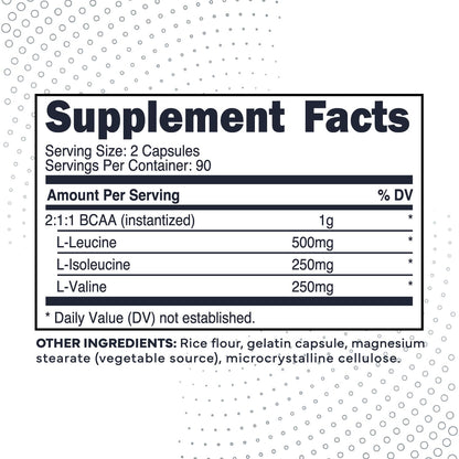 Type Zero BCAA 1000mg (180 Capsules, 90 Servings), Branched Chain Amino Acids (500mg of L-Leucine, 1000mg of L-Isoleucine and L-Valine) Type ZeroUS supplements