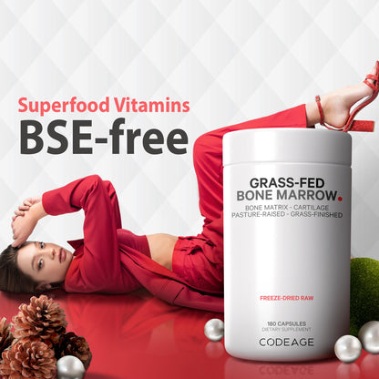 Codeage Grass Fed Bone Marrow, Full Spectrum Whole Bone Extract CodeageUS supplements